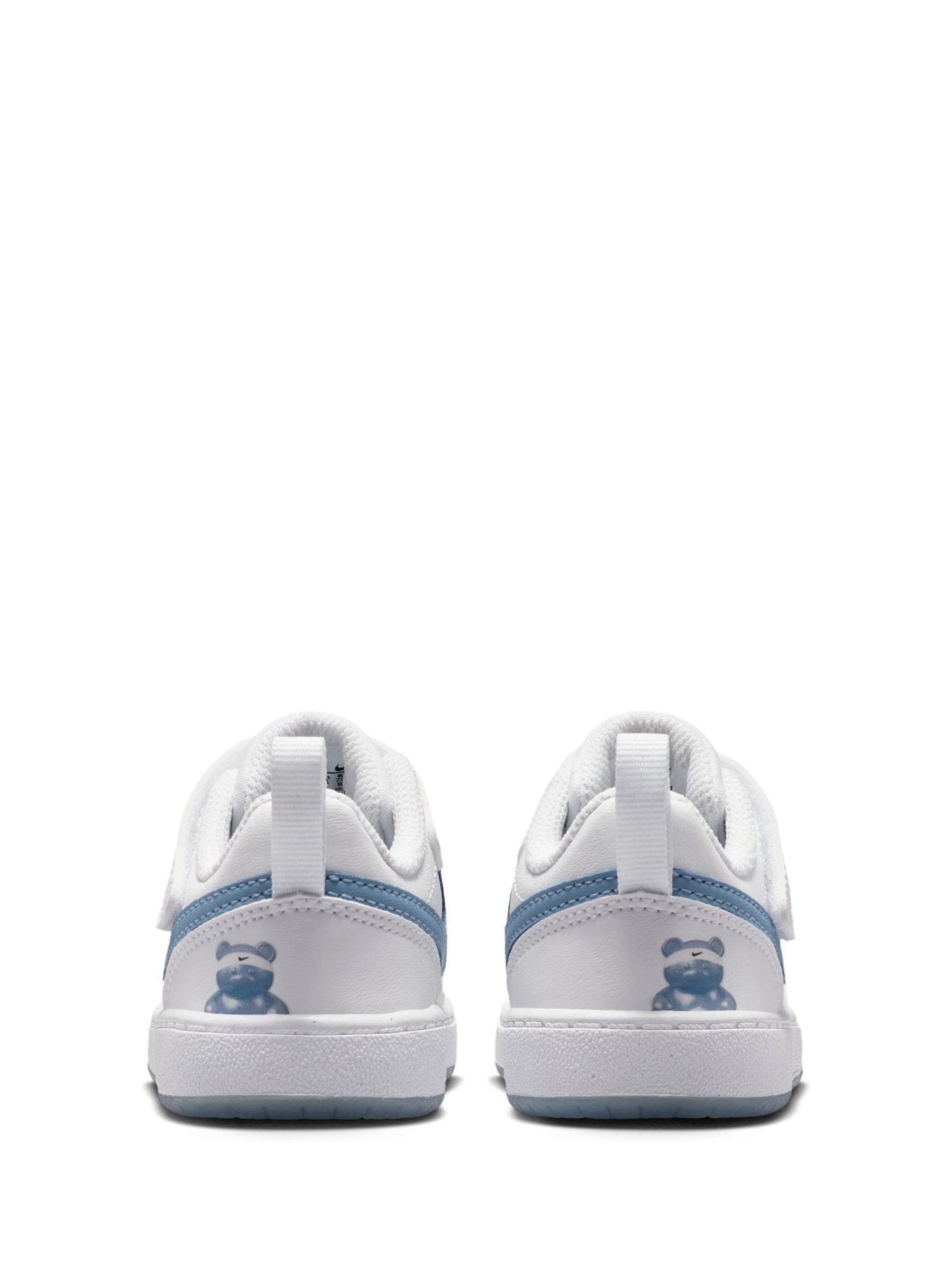 Nike White Infant Court Borough Low  Trainers image 3