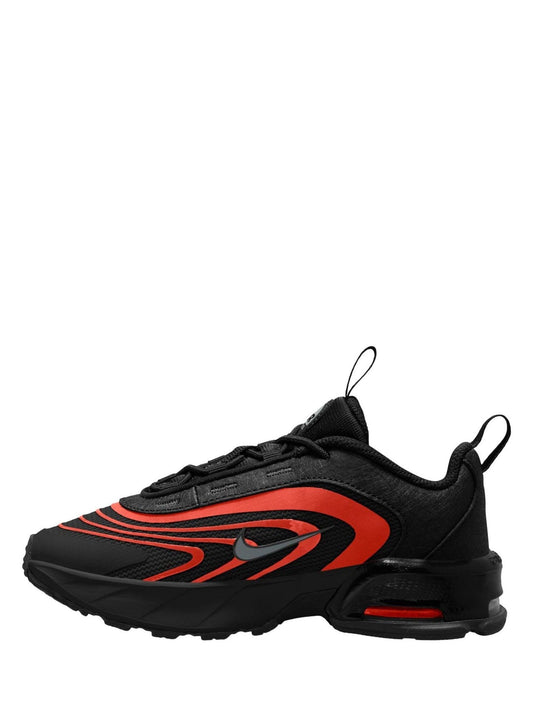 Nike Black/Red Junior Air Max Fire Trainers image 2