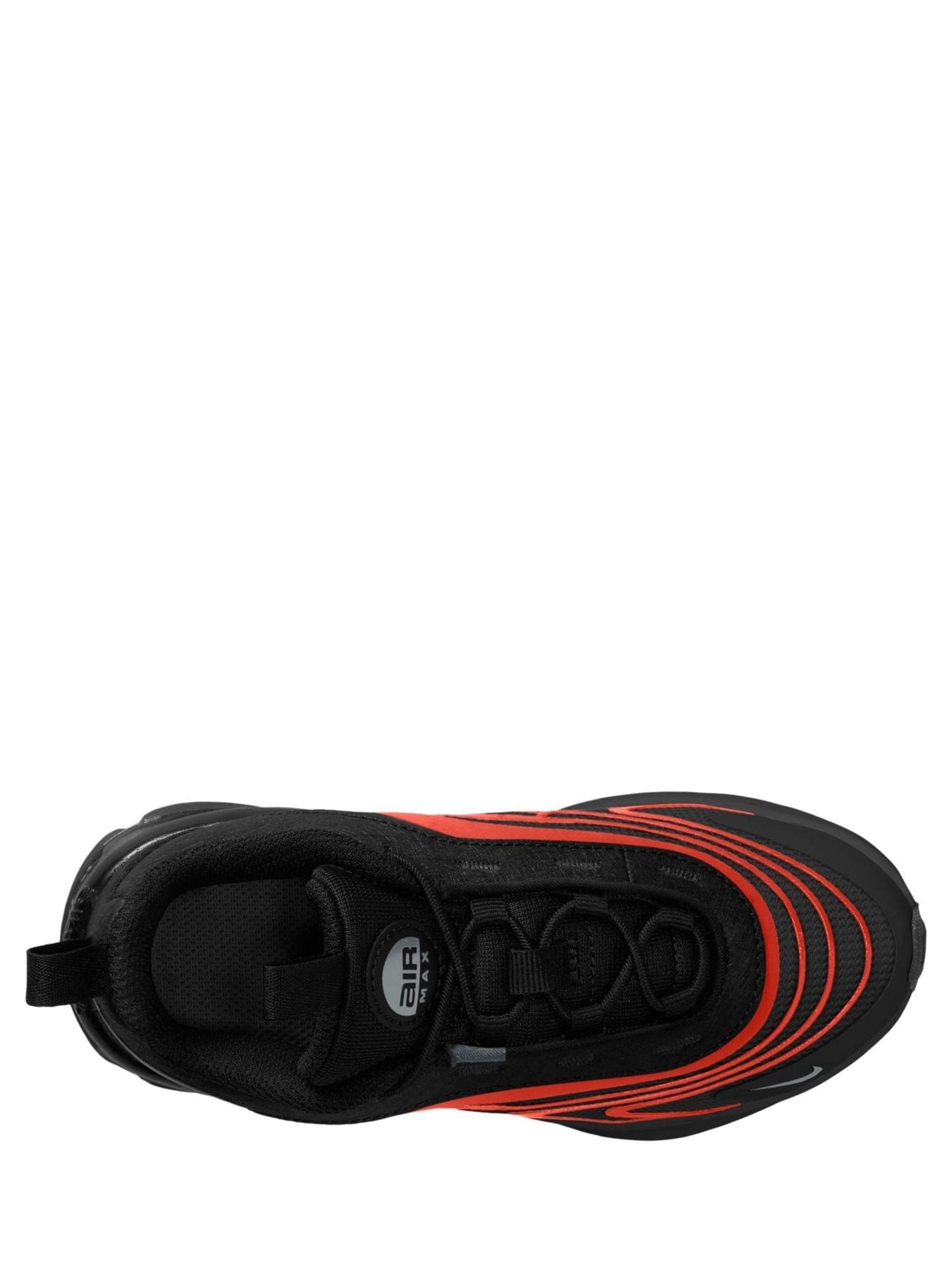 Nike Black/Red Junior Air Max Fire Trainers image 3