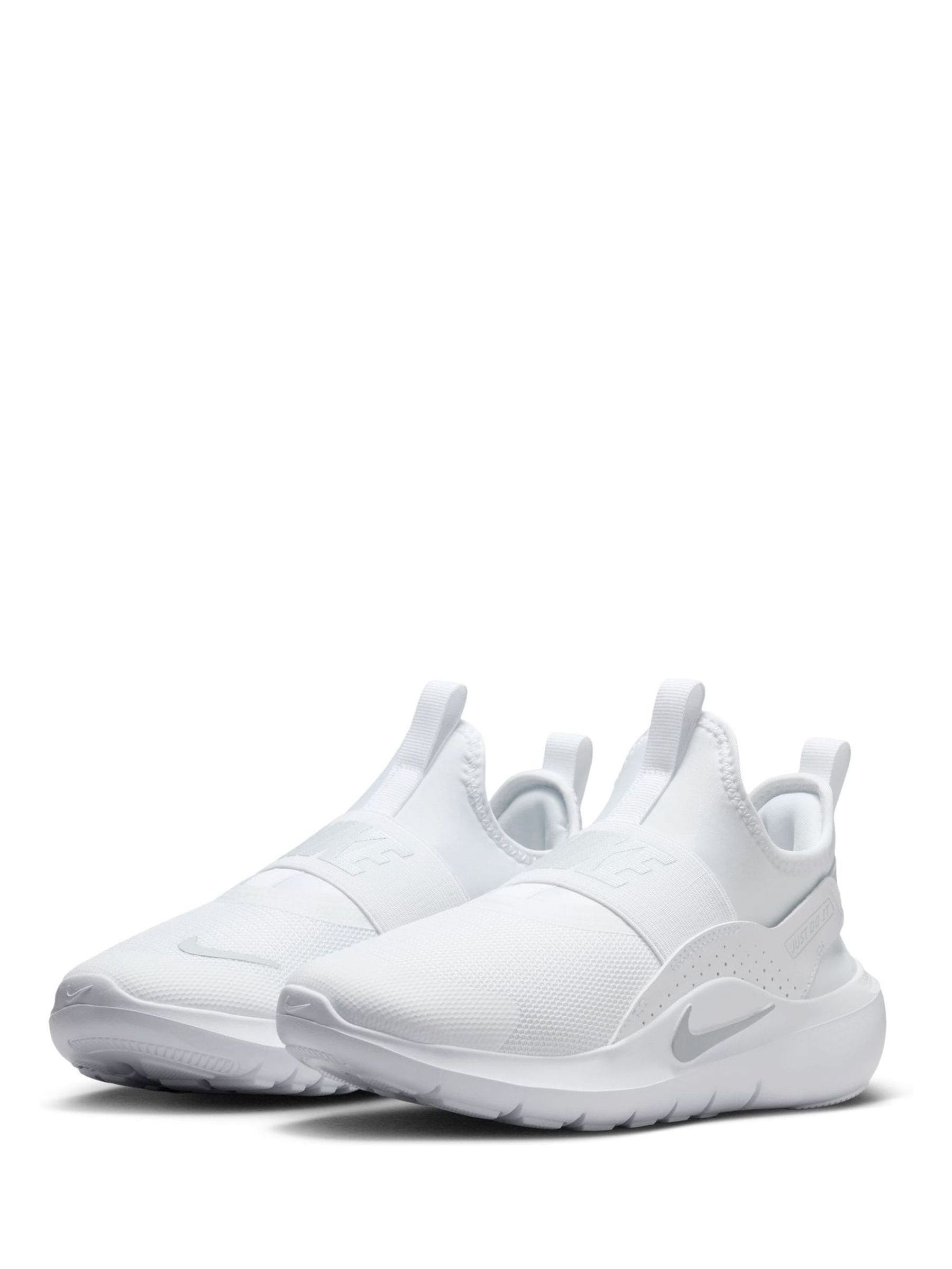 Nike White Youth Flex Runner 4 Trainers image 2