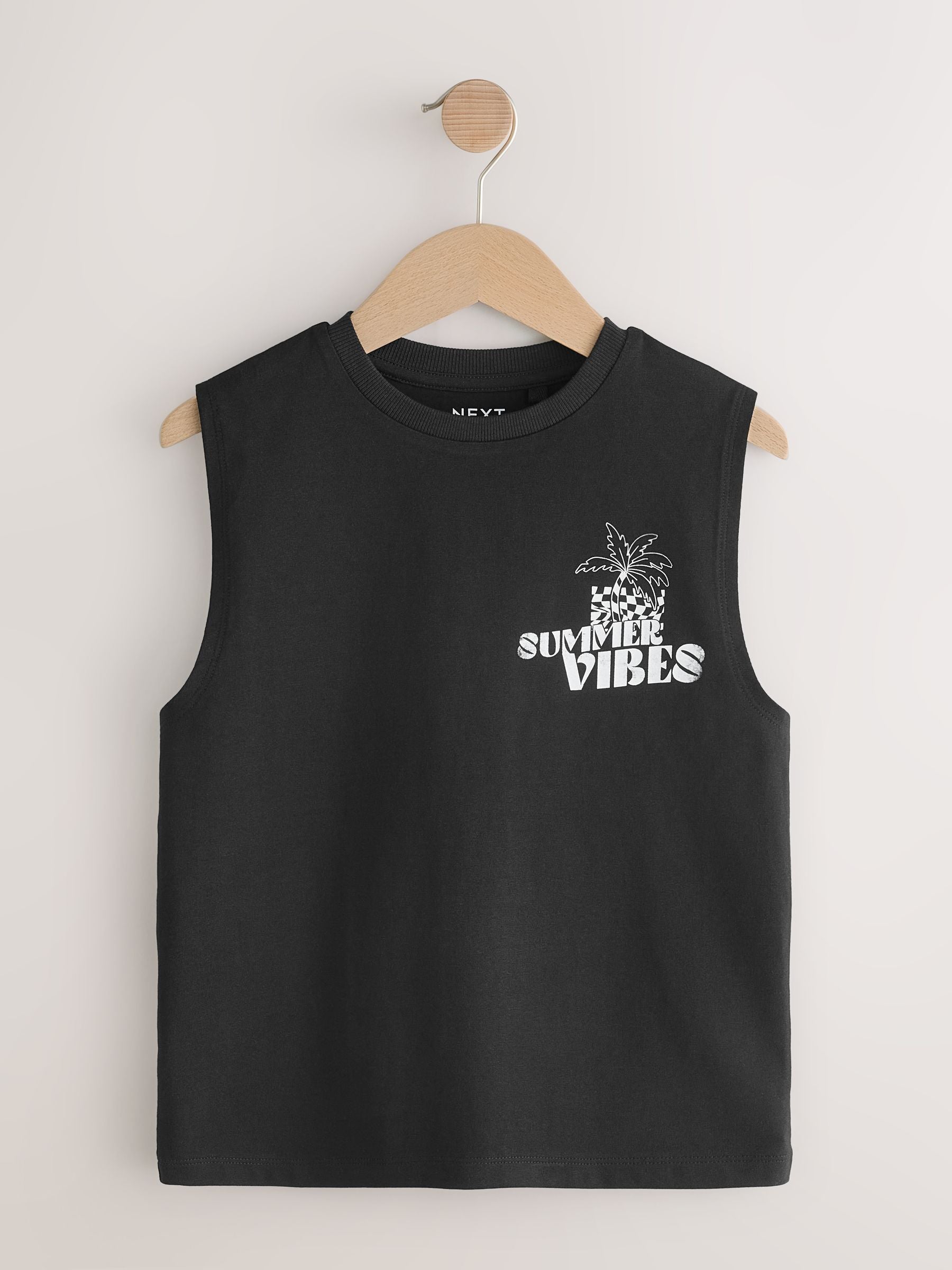Dsiney Kidz - Black Back Print Tank Vest (3-16yrs) image 5