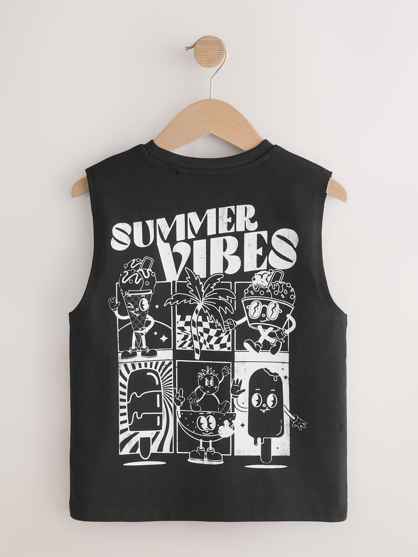 Dsiney Kidz - Black Back Print Tank Vest (3-16yrs) image 6