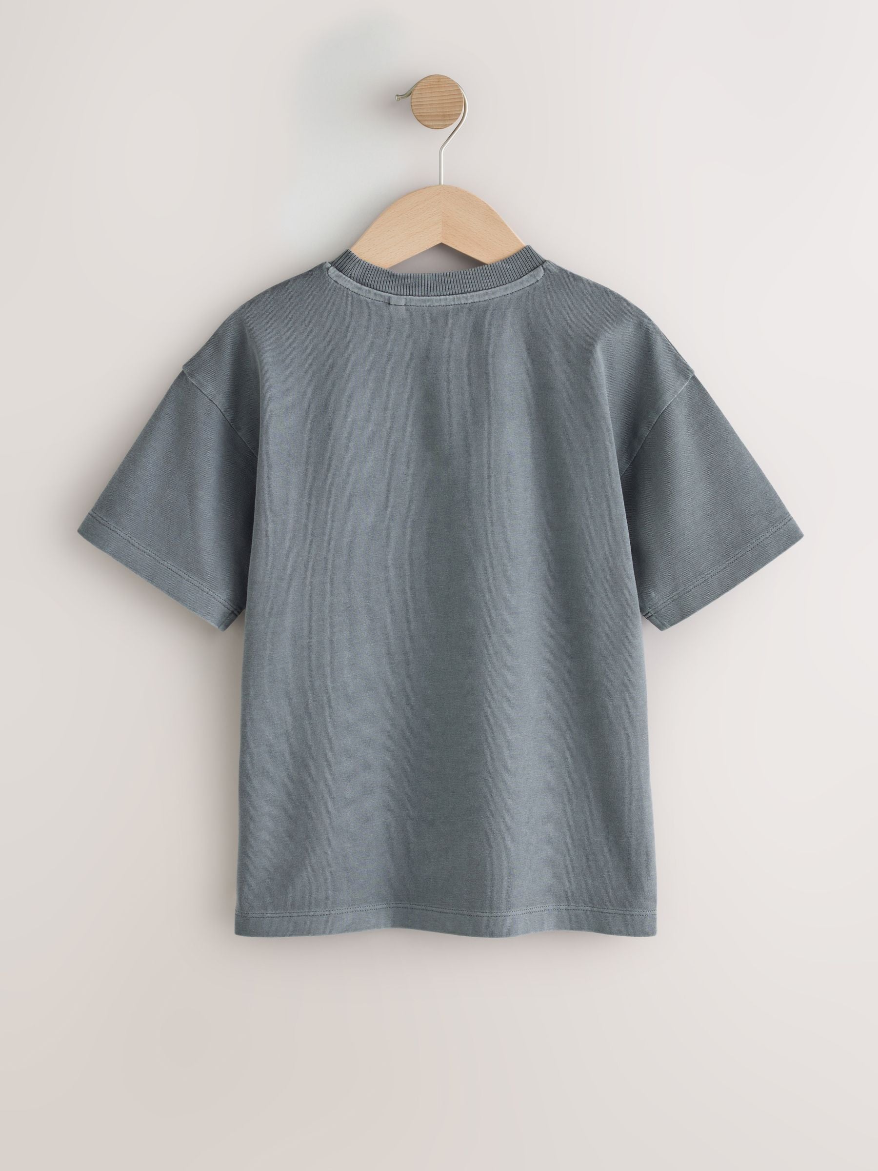 Dsiney Kidz - Charcoal Grey Washed Graphic T-Shirt (3-16yrs) image 5