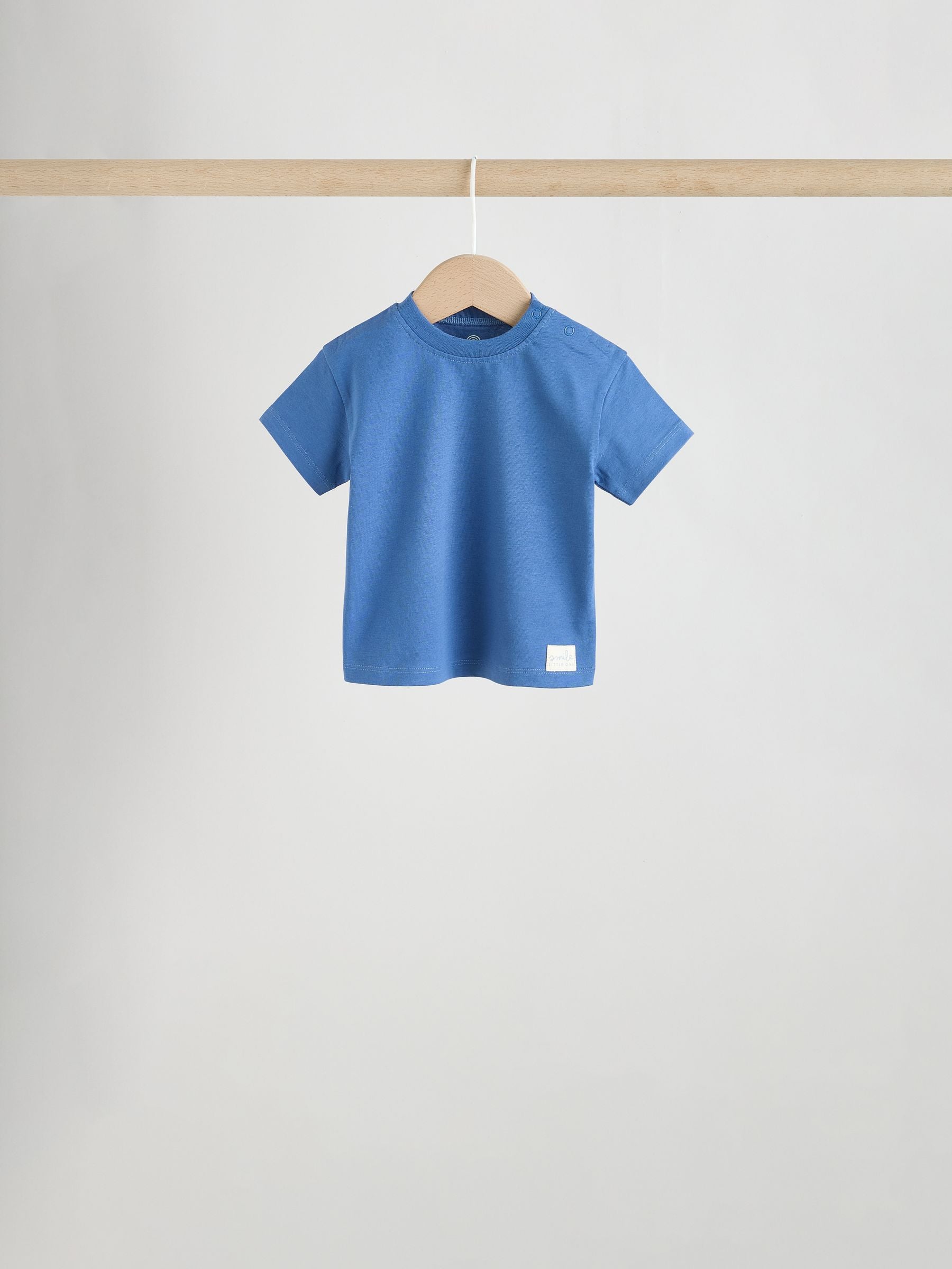 Blue Short Sleeve Baby T-Shirts 4 Pack (0mths-2yrs) image 4