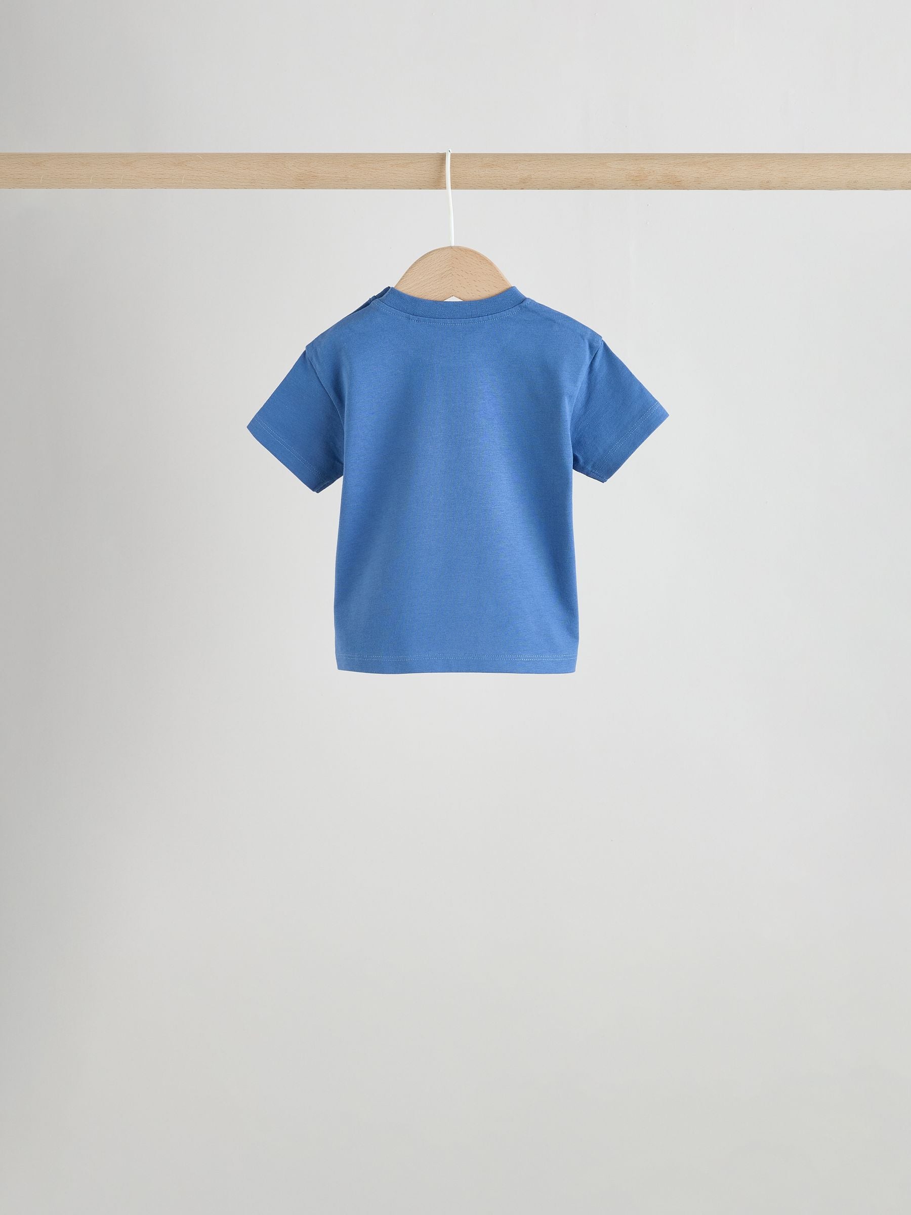 Blue Short Sleeve Baby T-Shirts 4 Pack (0mths-2yrs) image 6