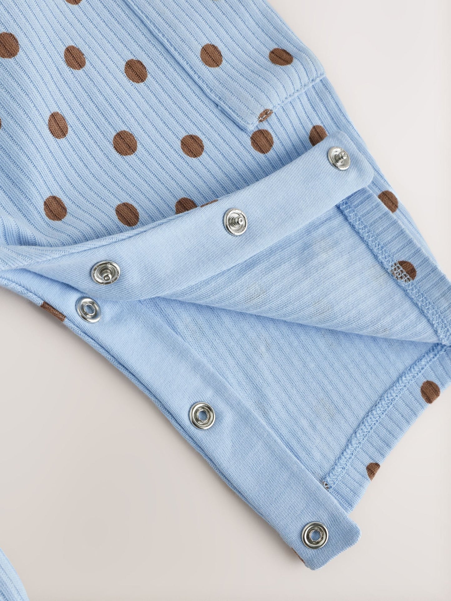 Blue Spot Baby Long Leg Jersey Romper (0mths-3yrs) image 5