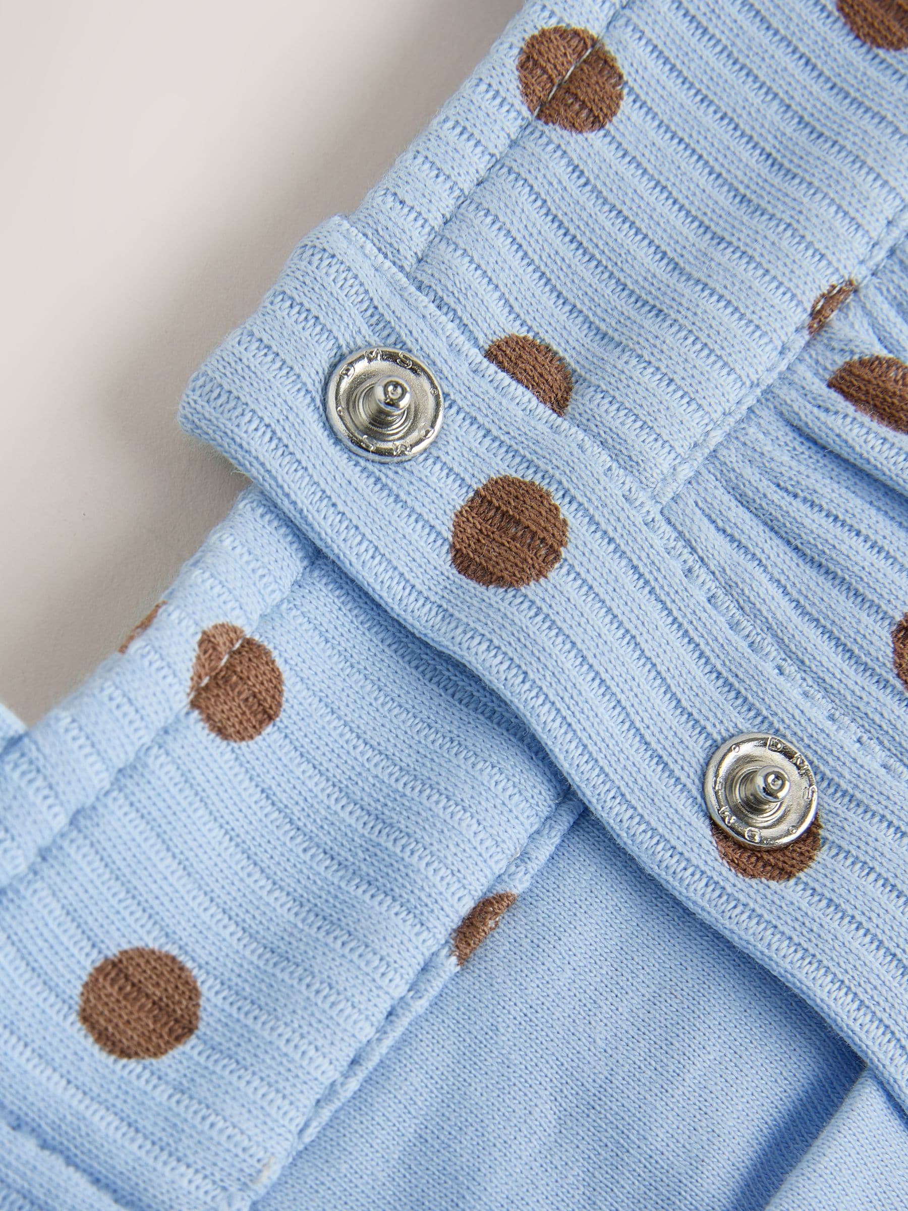 Blue Spot Baby Long Leg Jersey Romper (0mths-3yrs) image 7