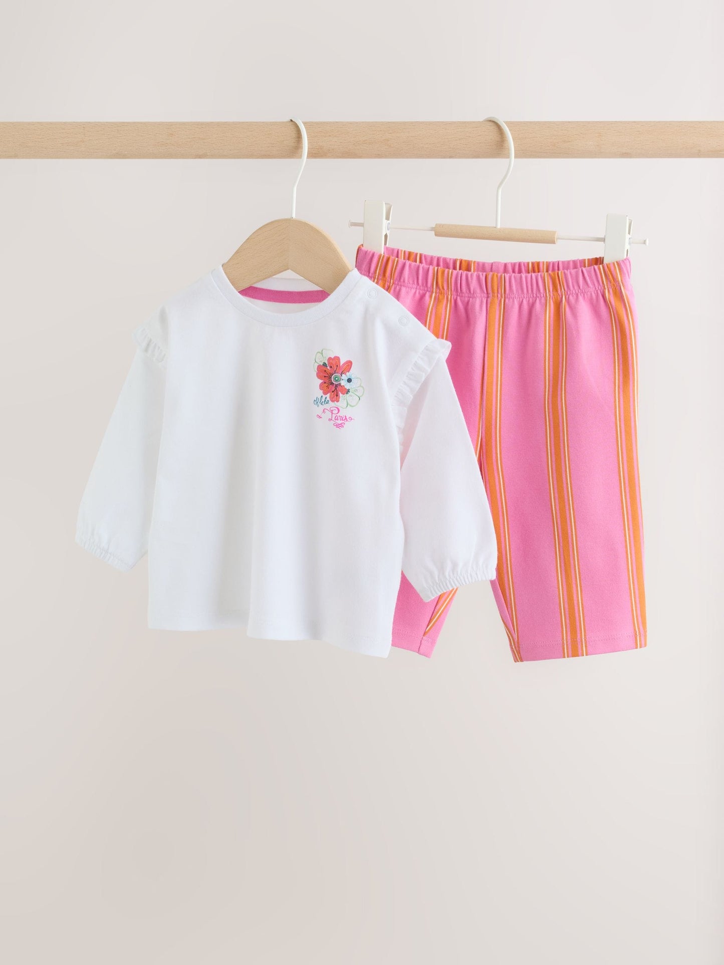 Ecru Seminal X Car Pintos Baby T-Shirt And Joggers Set (0mths-2yrs) image 1