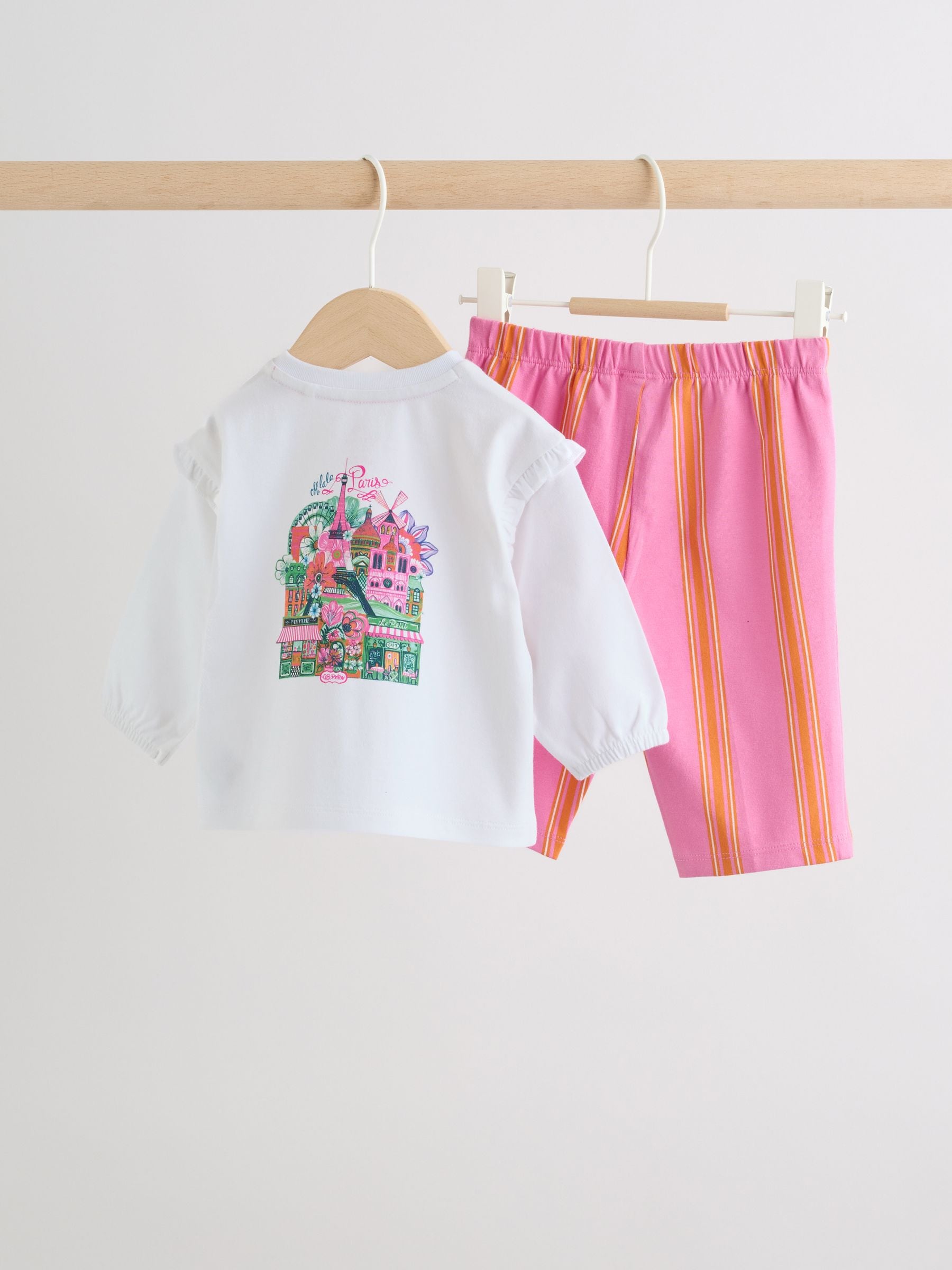 Ecru Seminal X Car Pintos Baby T-Shirt And Joggers Set (0mths-2yrs) image 2