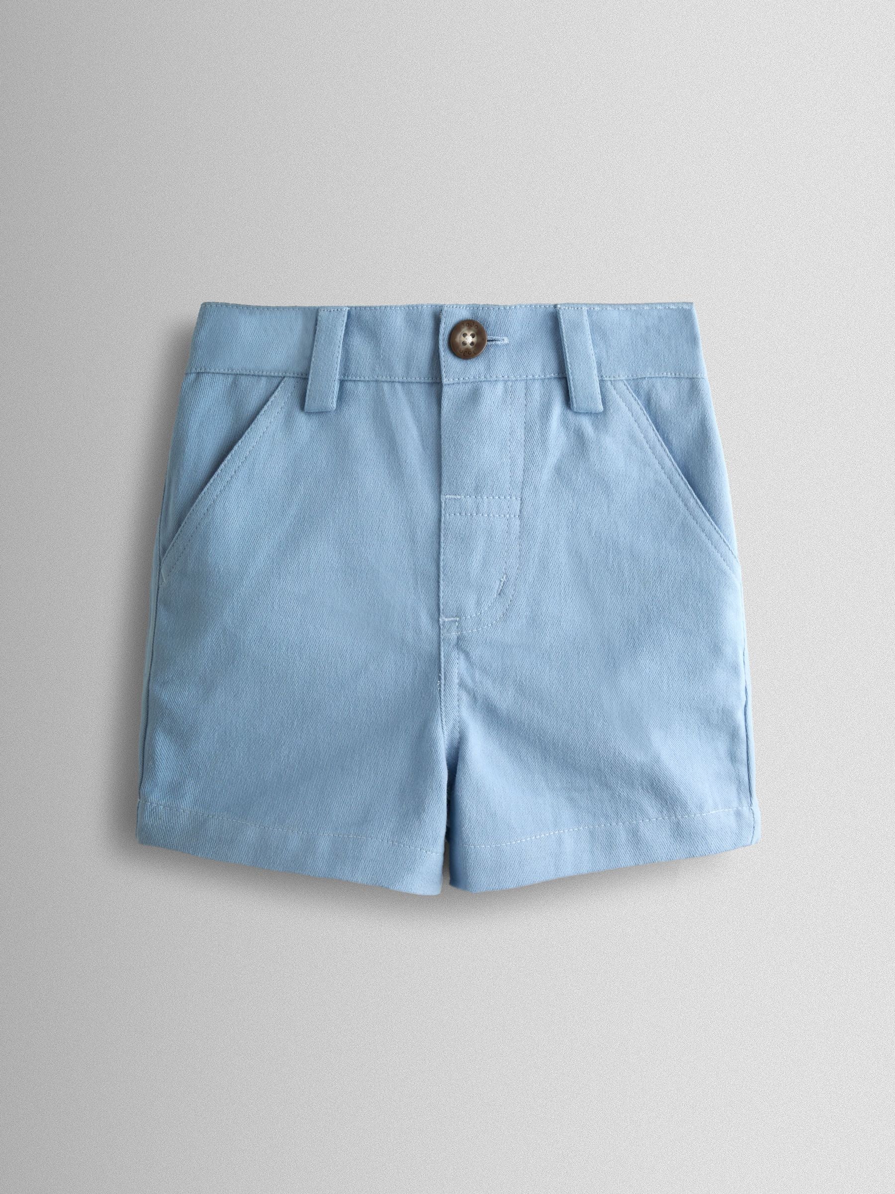 JoJo Maman Bébé Blue Twill Chino Shorts image 1