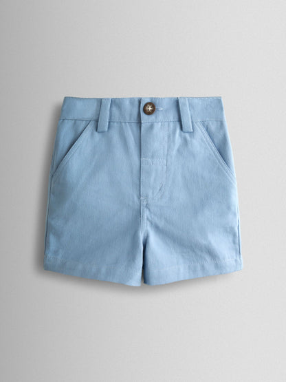 JoJo Maman Bébé Blue Twill Chino Shorts image 1