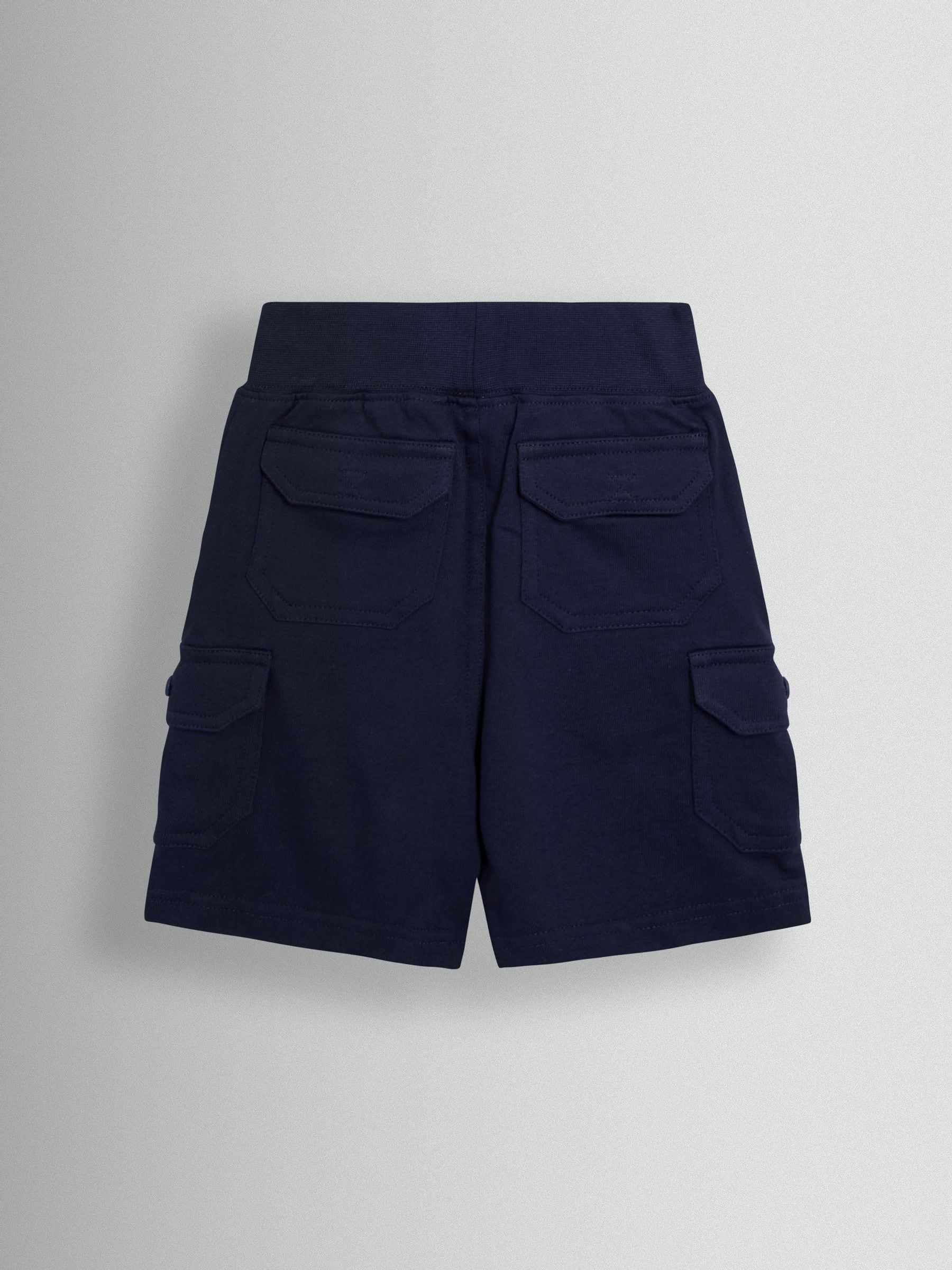 Dsiney Kidz - JoJo Maman Bébé Green 2-Pack Cargo Jogger Shorts Khaki Green image 5