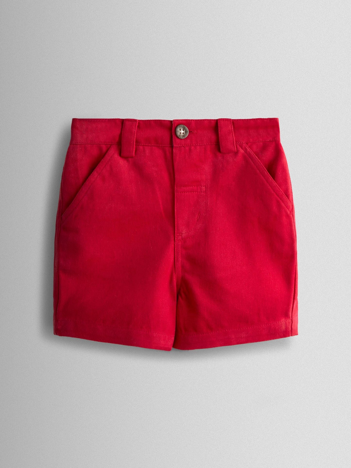 JoJo Maman Bébé Red Twill Chino Shorts image 1