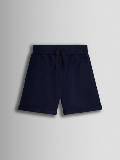 JoJo Maman Bébé Khaki Green & Navy Blue 2-Pack Jogger Shorts image 4