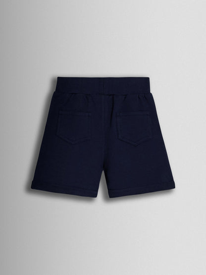 JoJo Maman Bébé Khaki Green & Navy Blue 2-Pack Jogger Shorts image 5