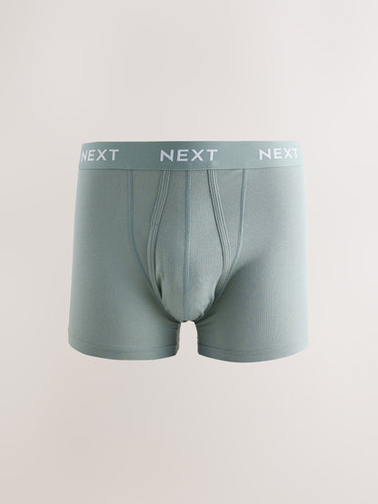 Dsiney Kidz - Green 5 Pack A Front Cotton Rich Boxers image 2