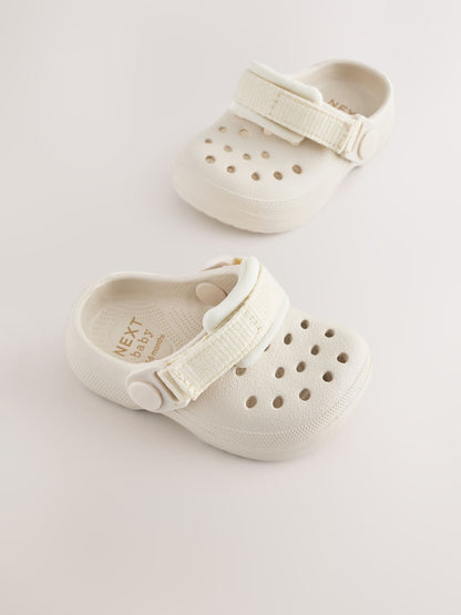 Neutral Touch Fastening Baby Clogs (0-2mths) image 1