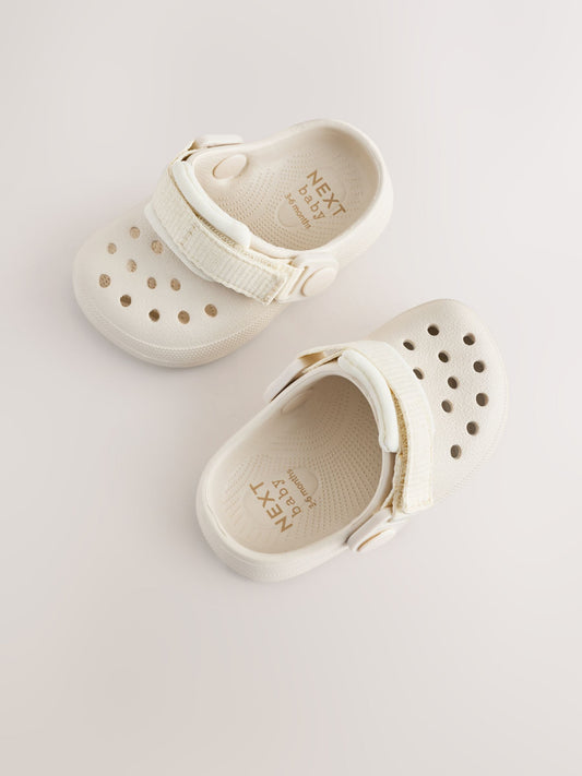 Neutral Touch Fastening Baby Clogs (0-2mths) image 2