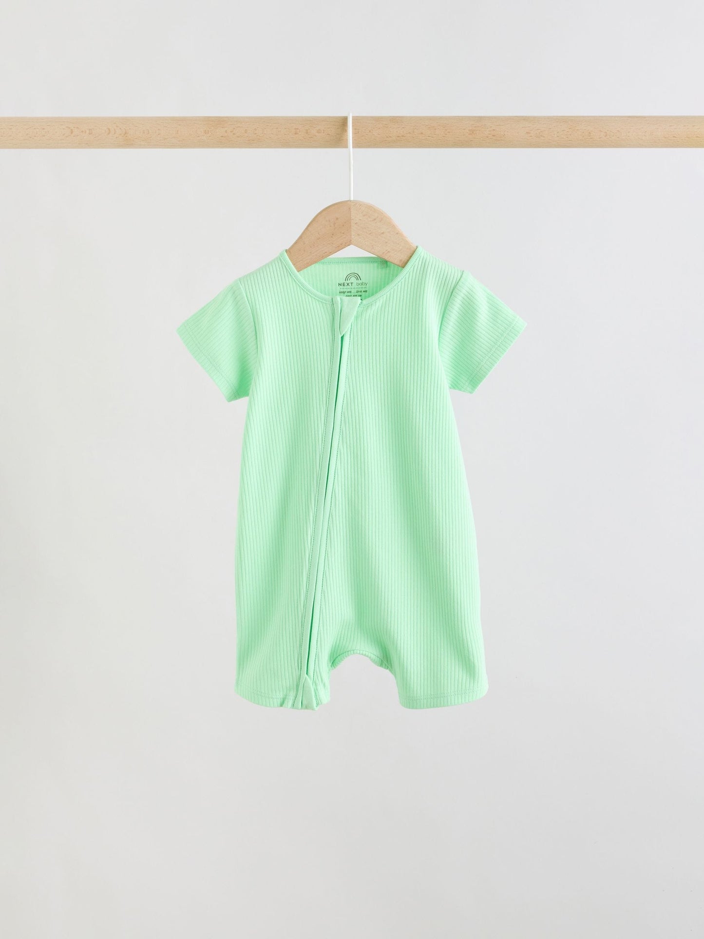 Blue Two Way Zip Baby Rompers 3 Pack (0mths-3yrs) image 5