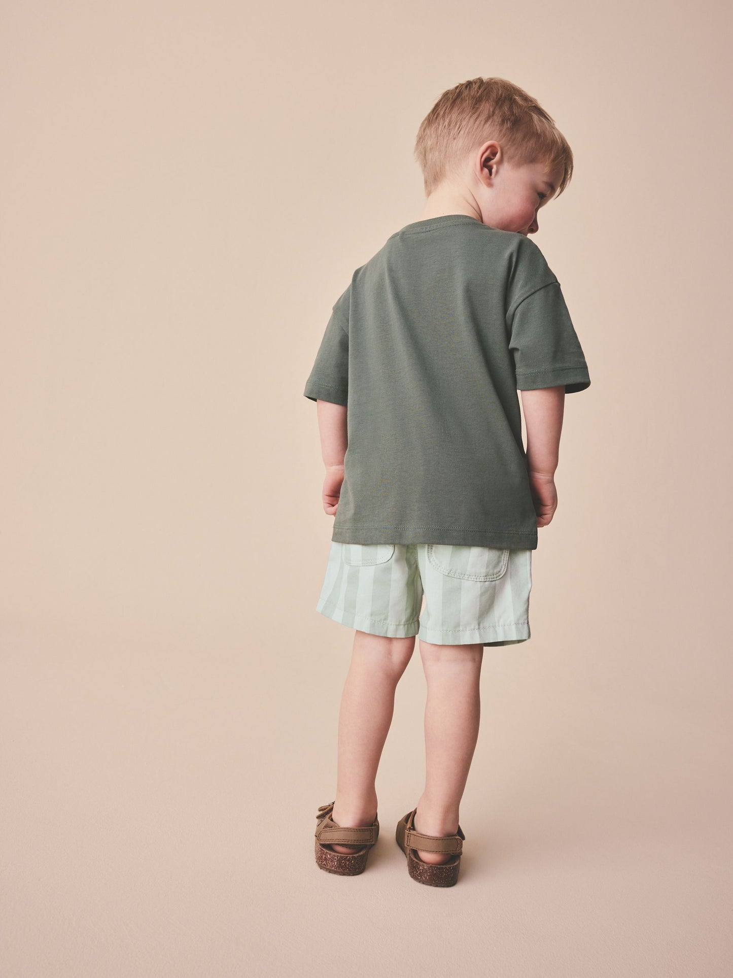 Dsiney Kidz - Mint Green Stripe Pull On Shorts (3mths-7yrs) image 3