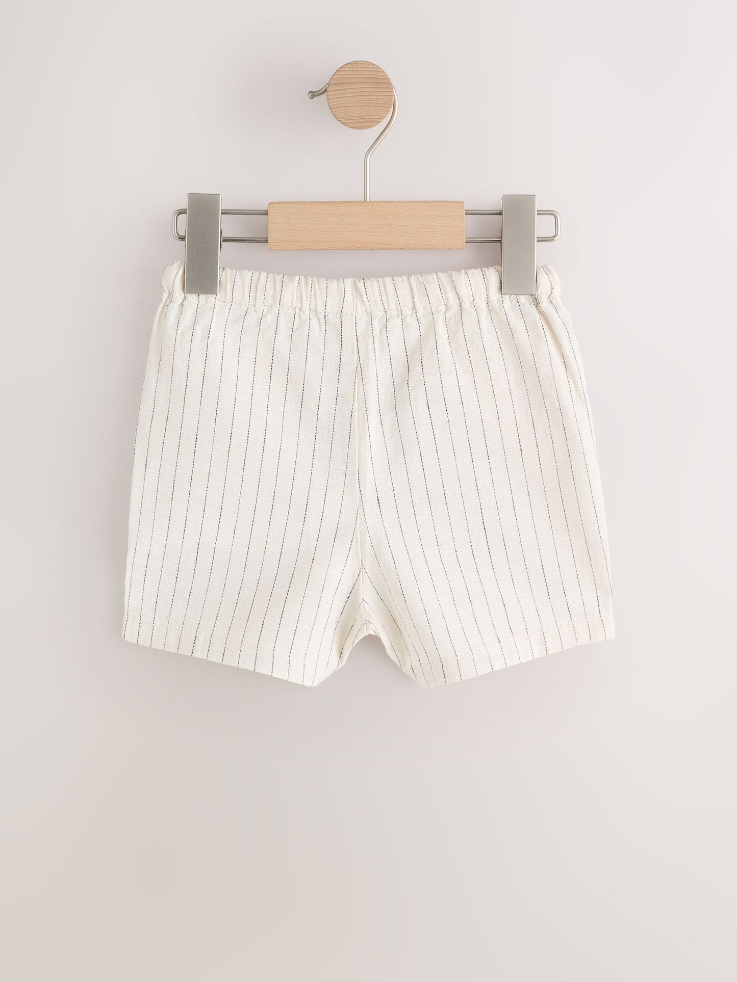 Dsiney Kidz - Ecru Stripe Linen Blend Pull On Shorts (3mths-7yrs) image 6