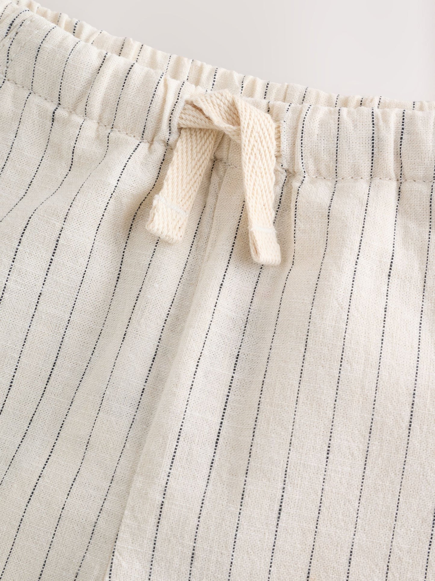 Dsiney Kidz - Ecru Stripe Linen Blend Pull On Shorts (3mths-7yrs) image 7