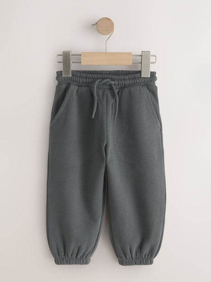 Charcoal Grey Regular Fit Soft Touch Jersey Joggers (3mths-7yrs) image 1