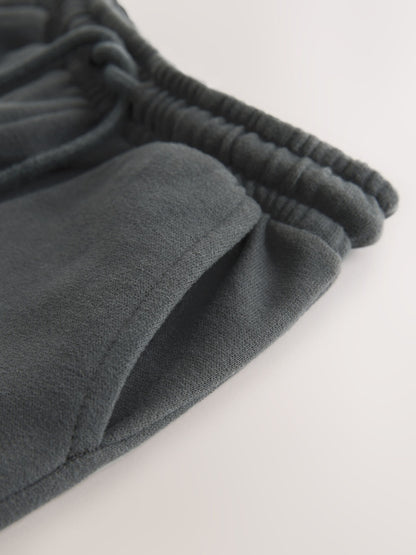 Charcoal Grey Regular Fit Soft Touch Jersey Joggers (3mths-7yrs) image 3