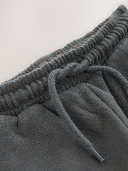 Charcoal Grey Regular Fit Soft Touch Jersey Joggers (3mths-7yrs) image 4