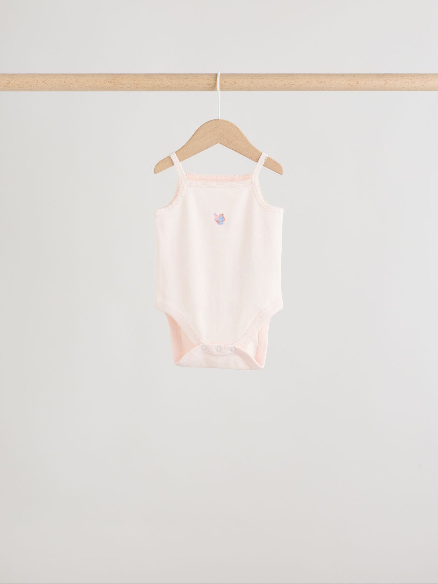 Pink Vest Baby Bodysuits 5 Pack image 2