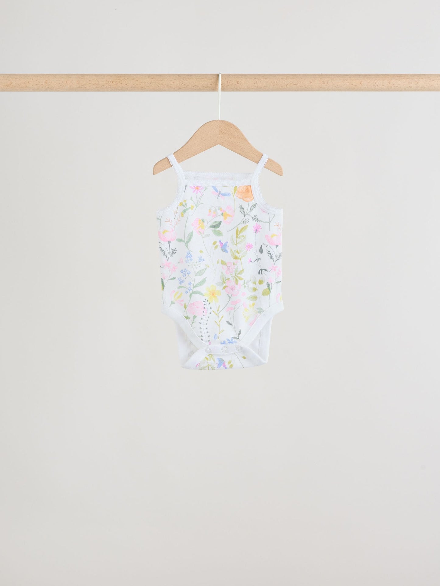 Pink Vest Baby Bodysuits 5 Pack image 3