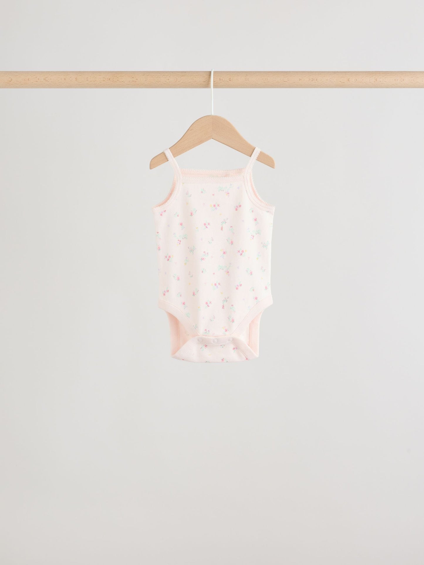 Pink Vest Baby Bodysuits 5 Pack image 4