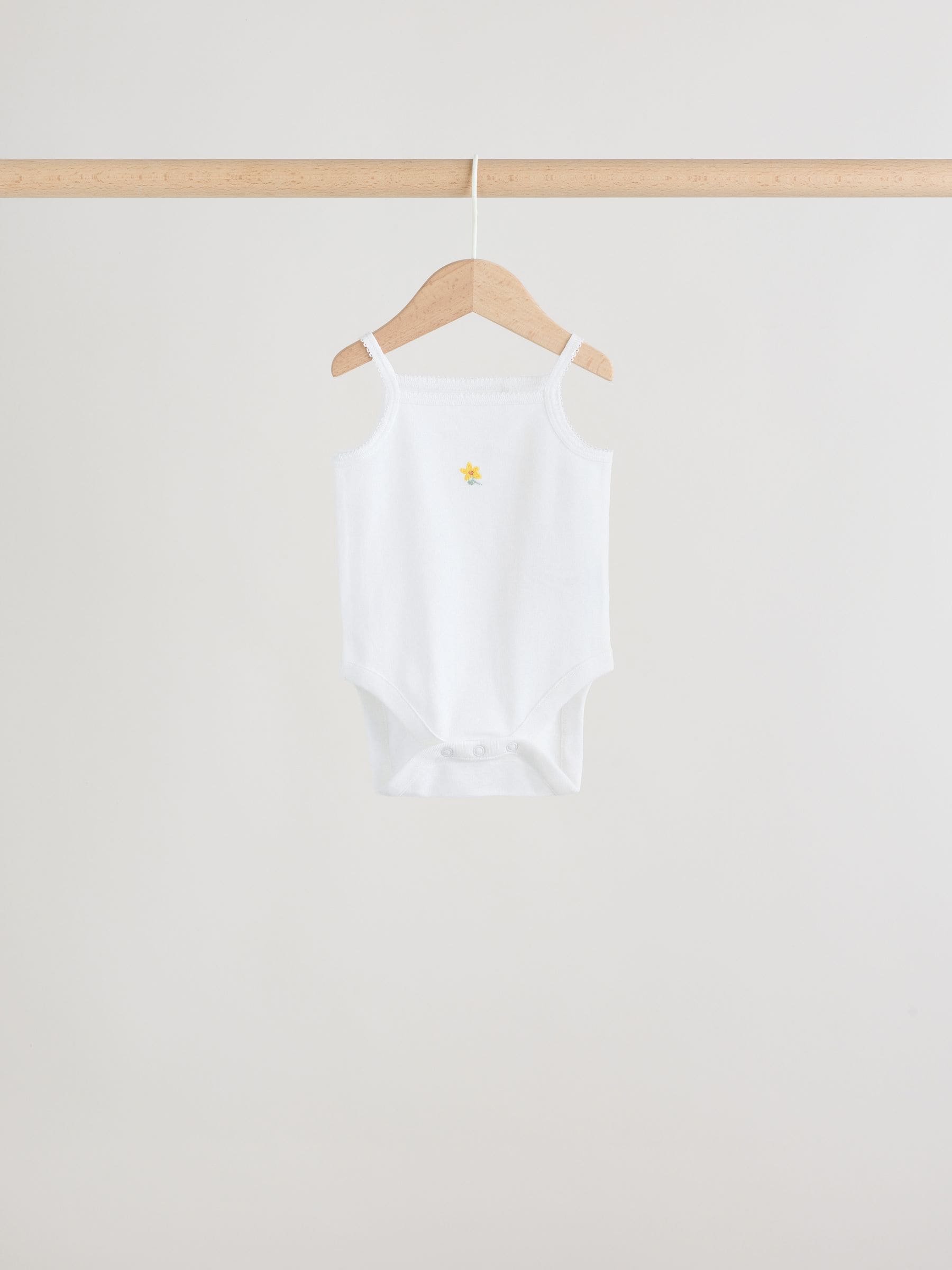 Pink Vest Baby Bodysuits 5 Pack image 5