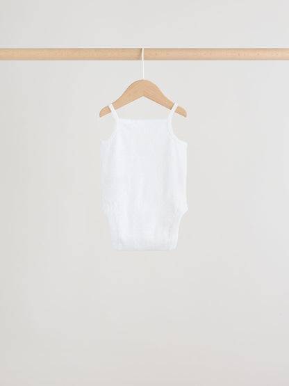 Pink Vest Baby Bodysuits 5 Pack image 7