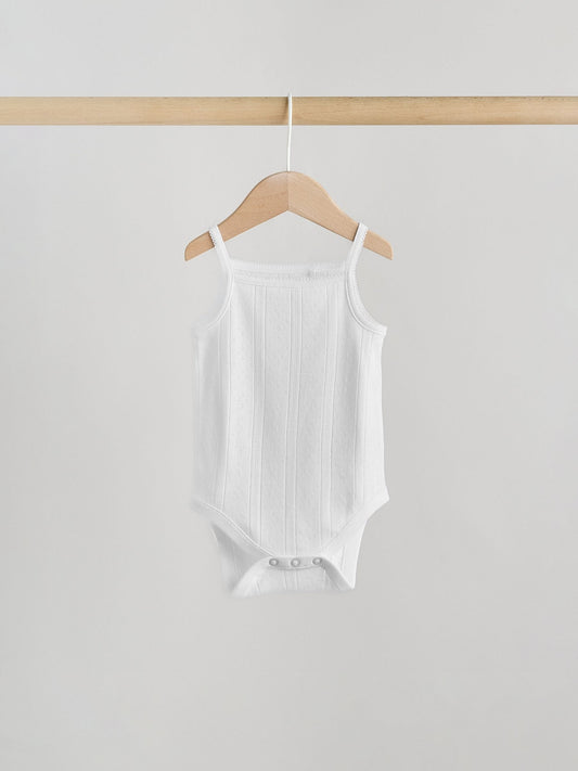 Dsiney Kidz - White Vest Baby Bodysuits 5 Pack image 2