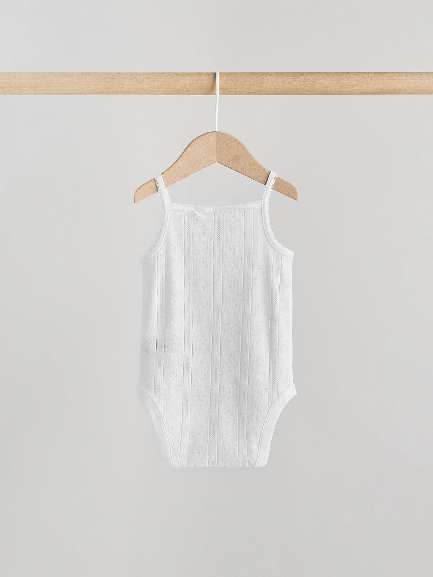 White Vest Baby Bodysuits 5 Pack image 8