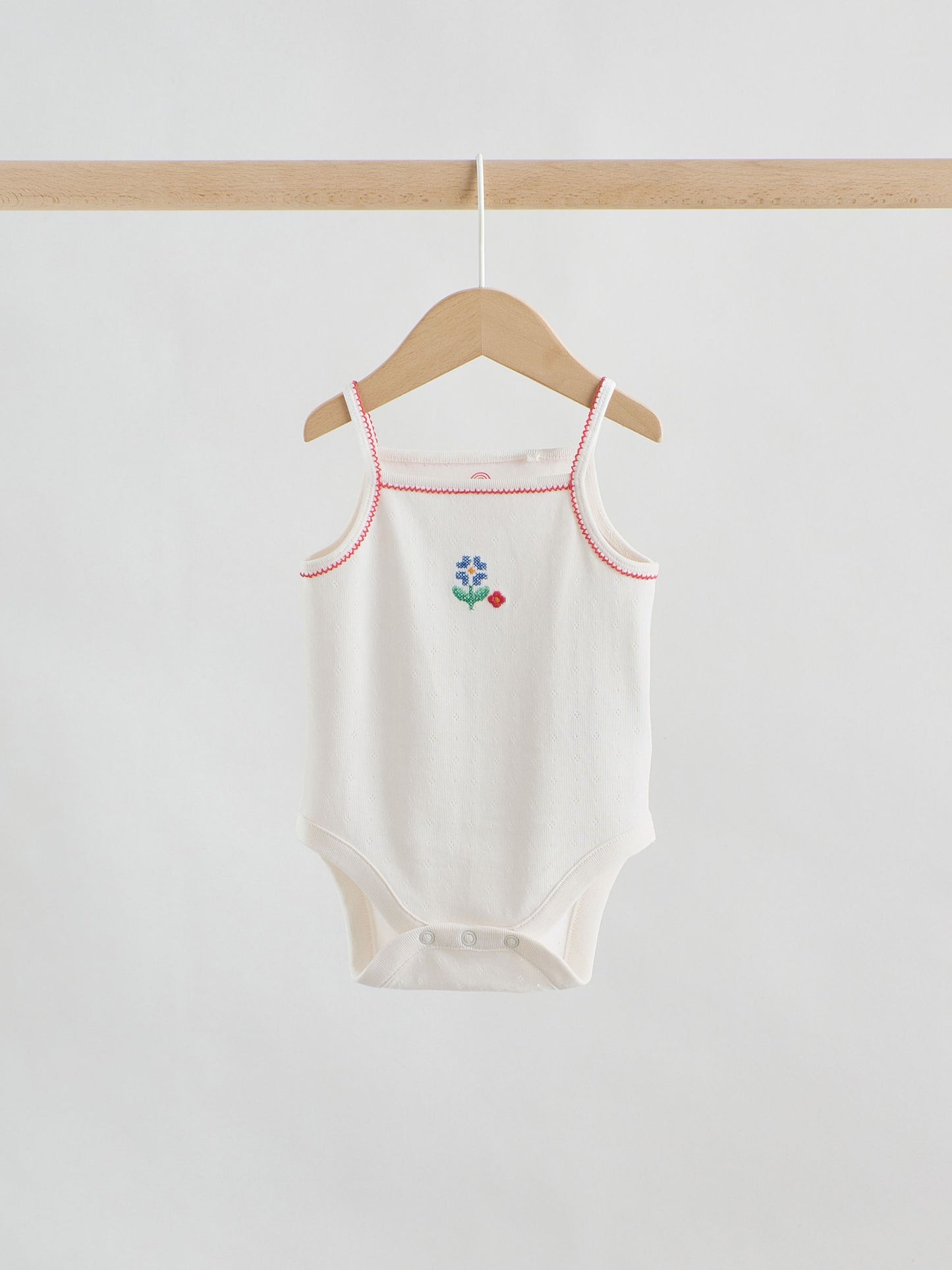 Cream Vest Baby Bodysuits 5 Pack image 7