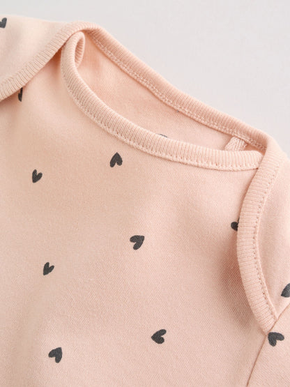 Neutral Short Sleeve Bodysuits 5 Pack image 4