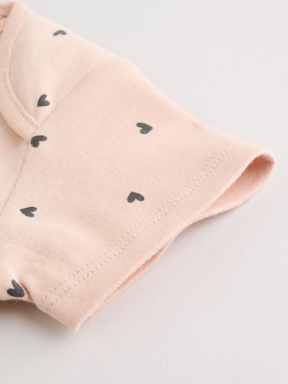 Neutral Short Sleeve Bodysuits 5 Pack image 6