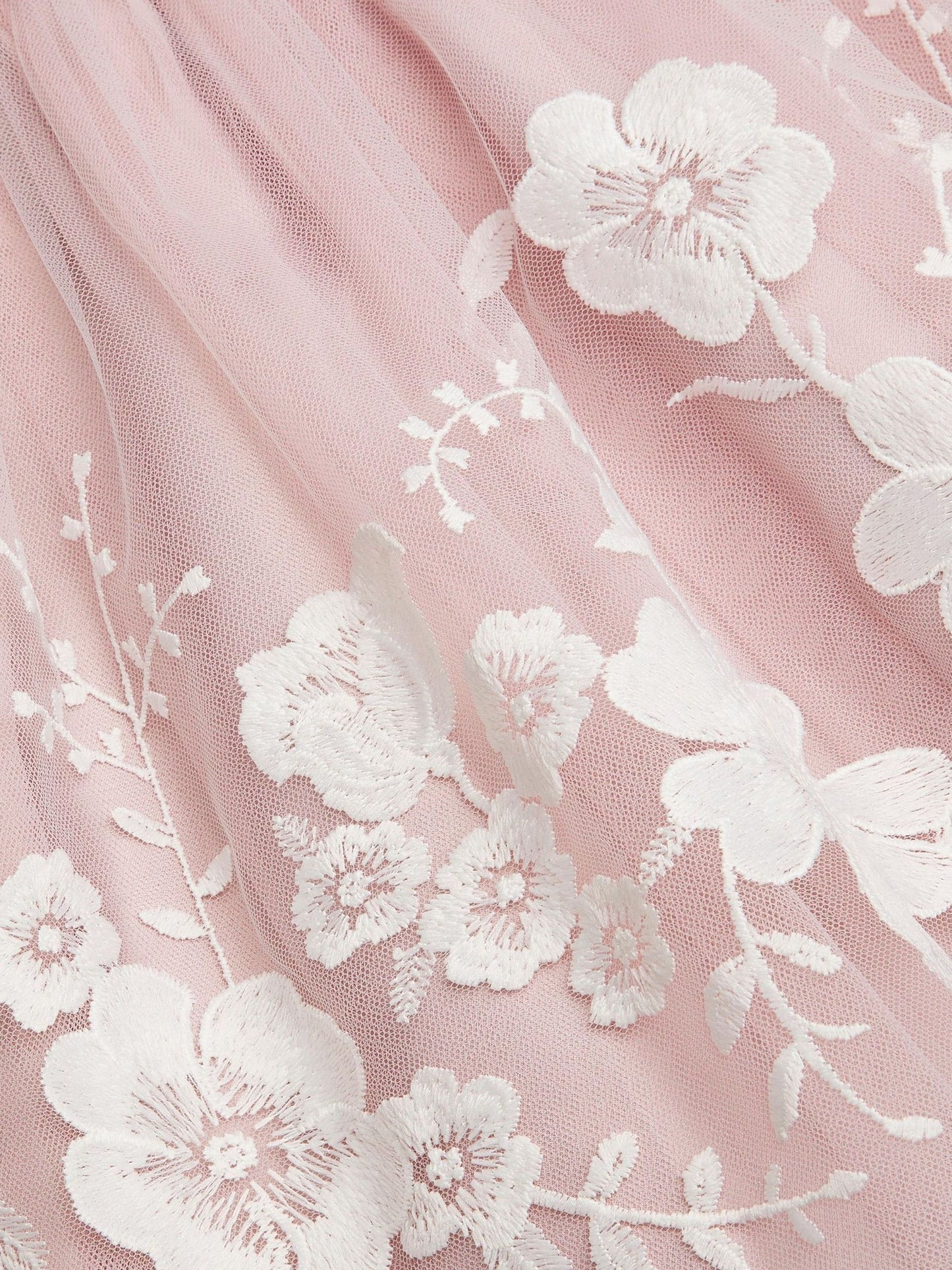 Monsoon Pink Baby Alicia Embroidered Lace Dress image 4
