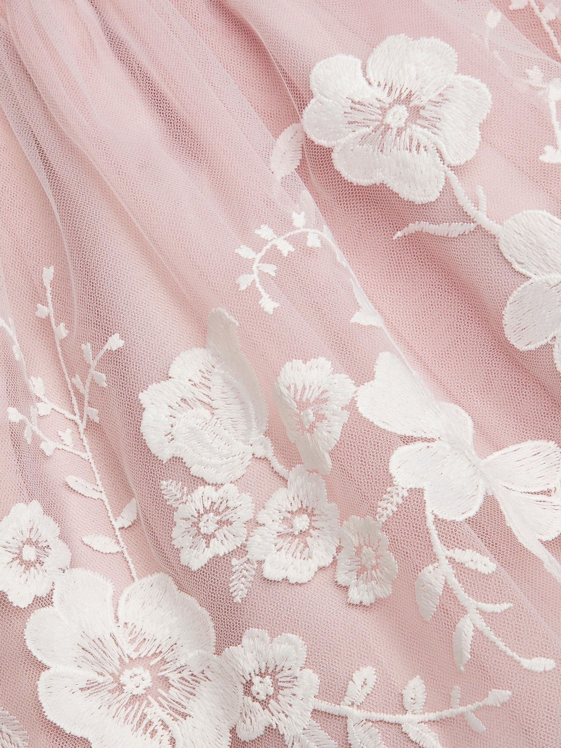 Monsoon Pink Baby Alicia Embroidered Lace Dress image 4