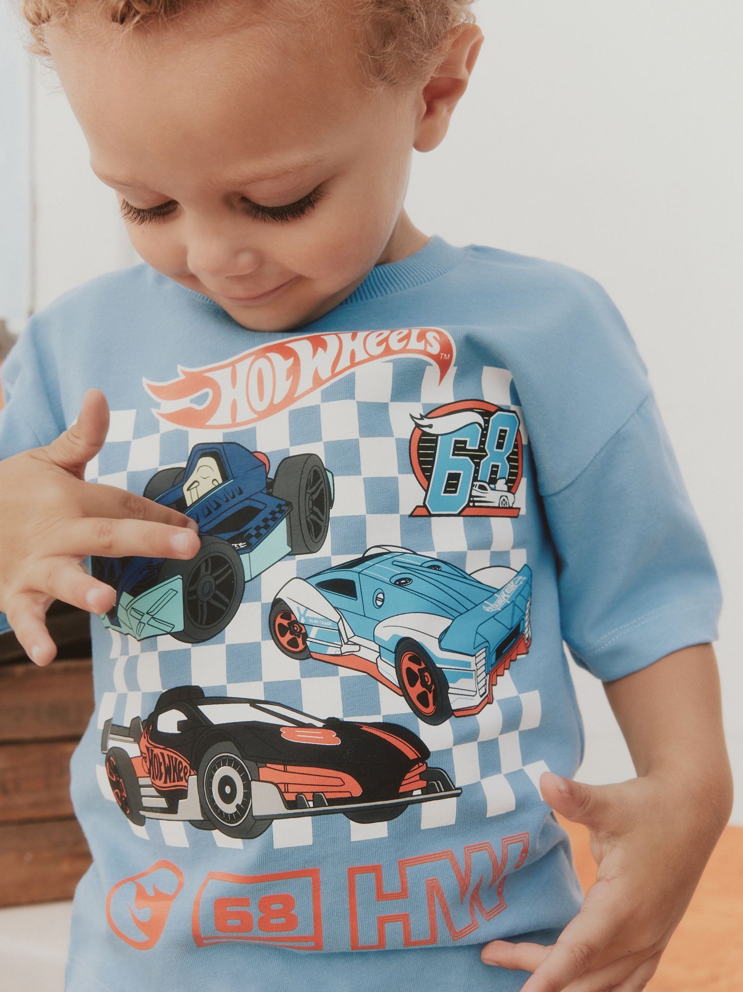 Blue Hot Wheels Short Sleeve T-Shirt (9mths-8yrs) image 2