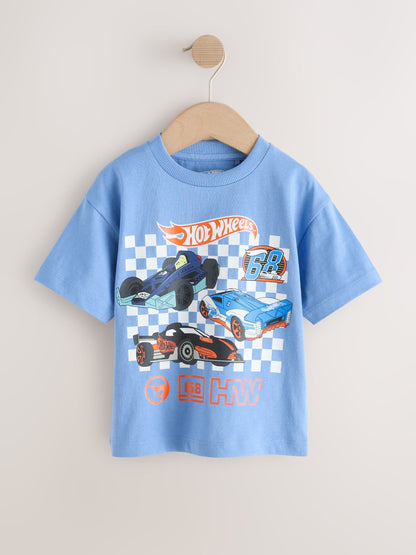 Blue Hot Wheels Short Sleeve T-Shirt (9mths-8yrs) image 4
