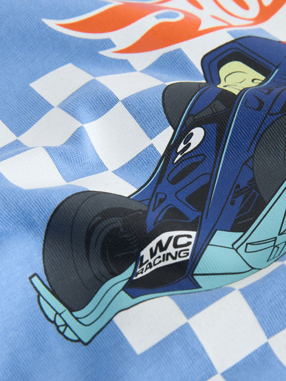 Blue Hot Wheels Short Sleeve T-Shirt (9mths-8yrs) image 6