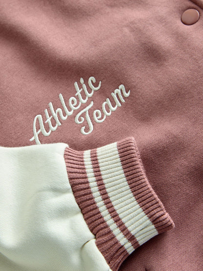 Dsiney Kidz - Brown/Cream Varsity Embroidered Jacket (3-16yrs) image 8