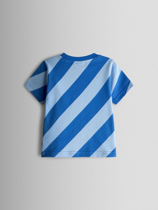 JoJo Maman Bébé Blue Surf's Up Crab Appliqué T-Shirt image 2