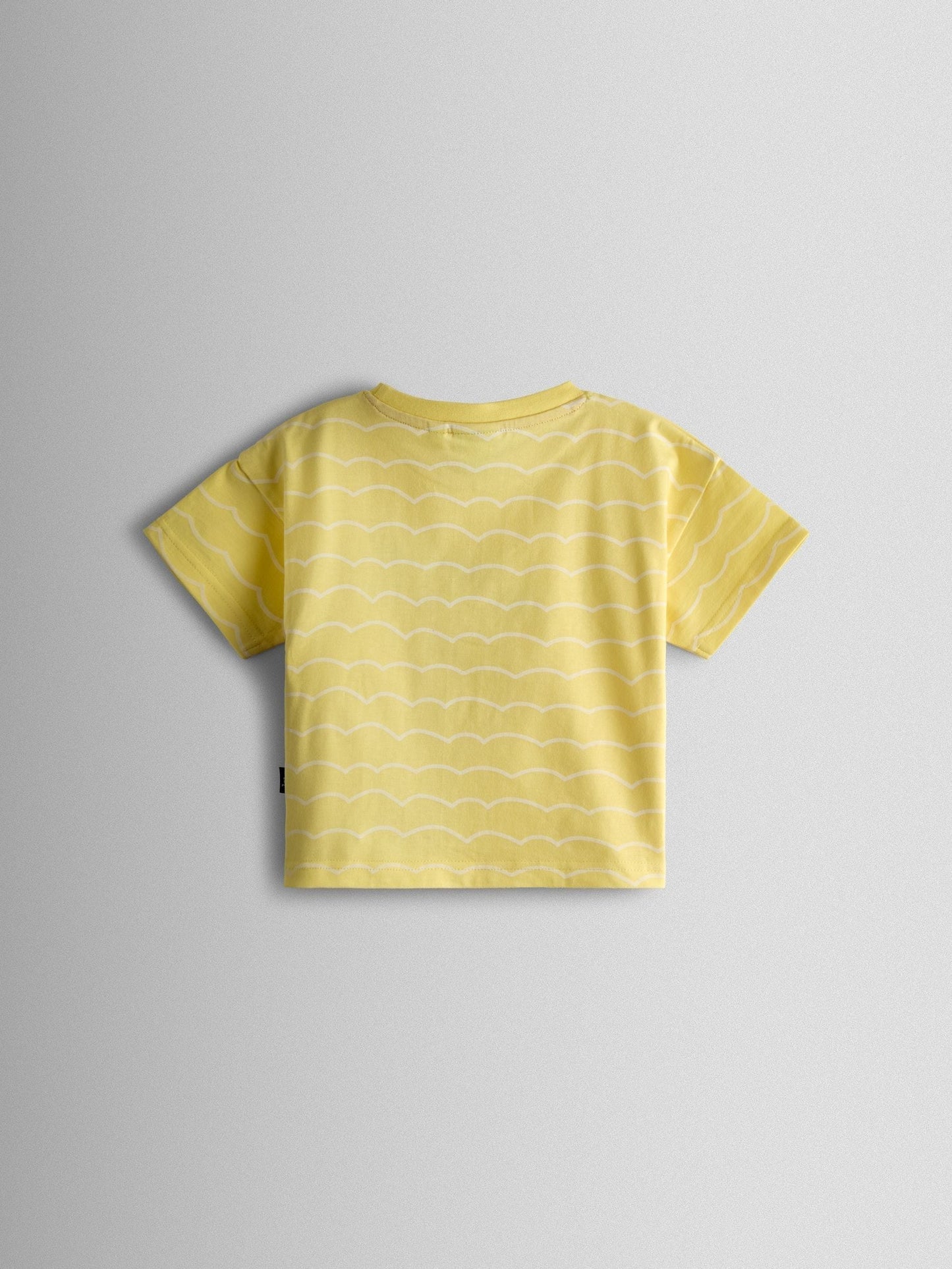 JoJo Maman Bébé Yellow Lobster Character Applique T-Shirt image 2