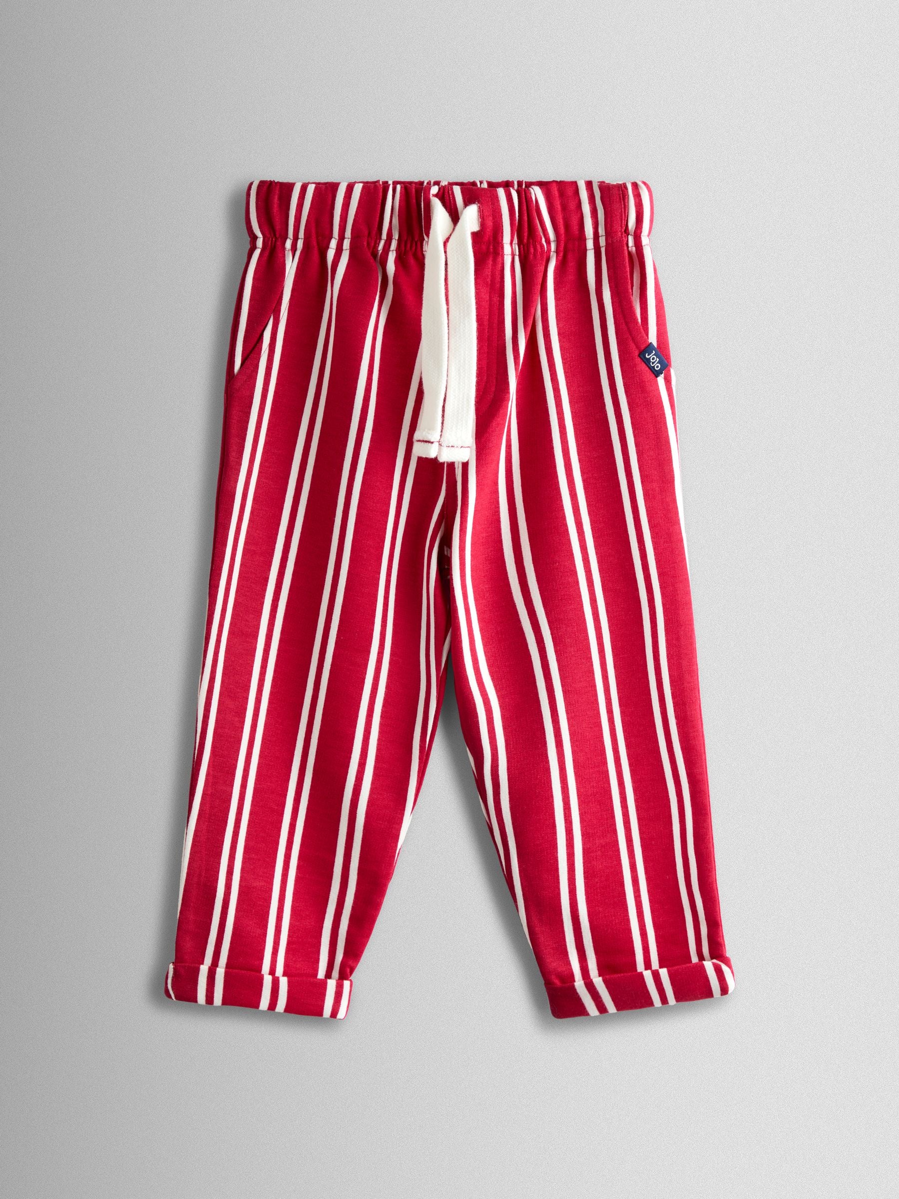 JoJo Maman Bébé Red Lobster 2-Piece T-Shirt & Stripe Trouser Set image 5