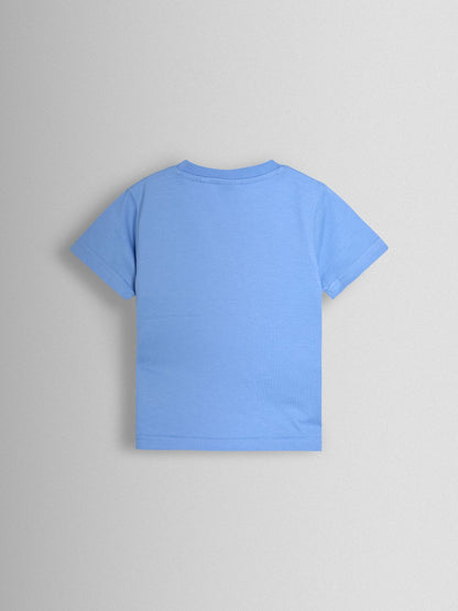Dsiney Kidz - JoJo Maman Bébé Blue Farm Scene Appliqué T-Shirt image 2