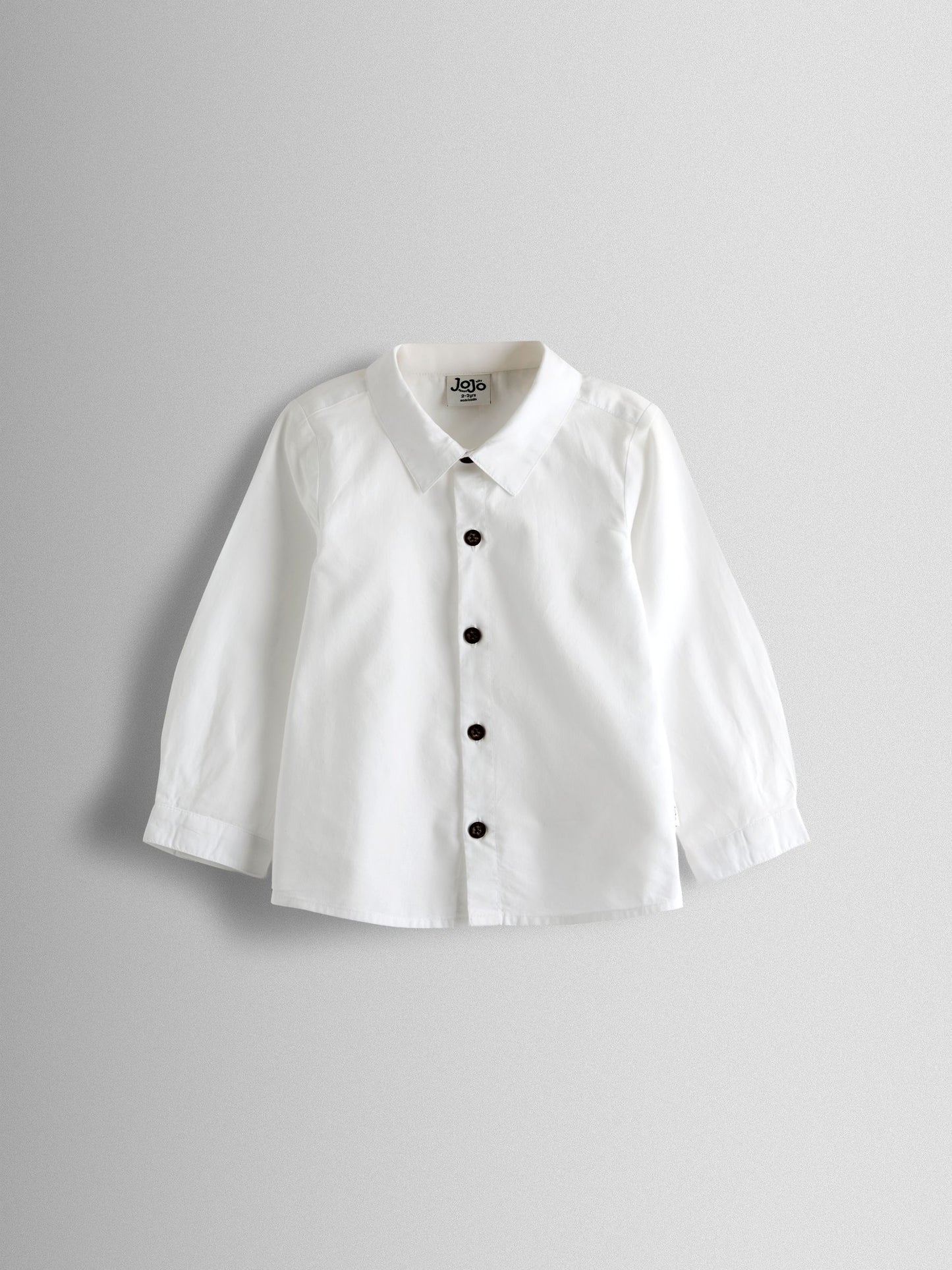 JoJo Maman Bébé Natural 4-Piece Shirt & Trouser Set With Bow Tie & Braces image 4